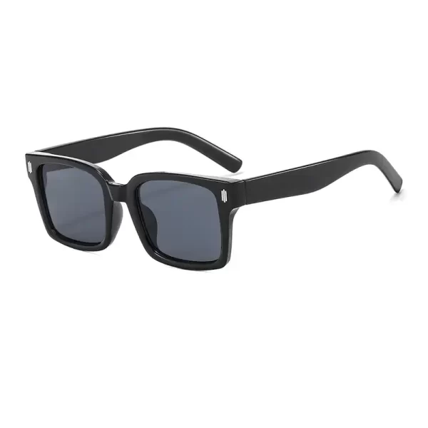 Luxury Trendy Women Black Frame Black Lens Sunglasses