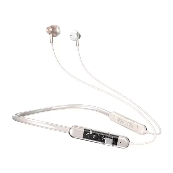 Super Soft Bluetooth Wireless White Neckband Earphone