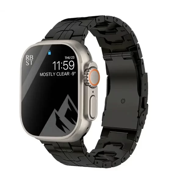 Titanium Black Waterproof Pro Smart Watch