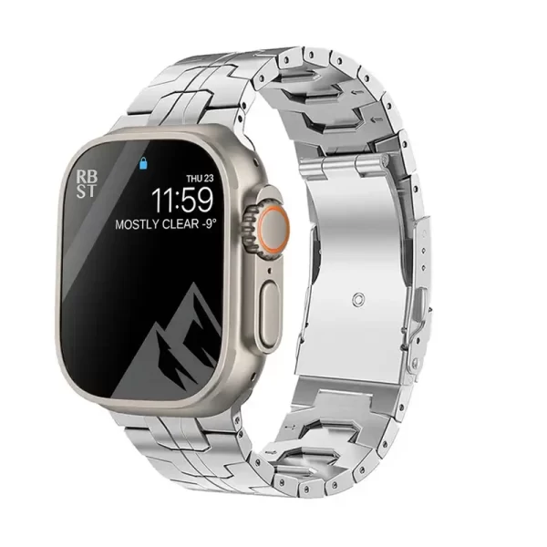 Titanium Silver Waterproof Pro Smart Watch