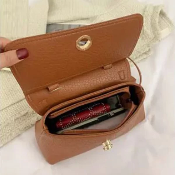 Classic Brown Shoulder Satchel Bag For Women