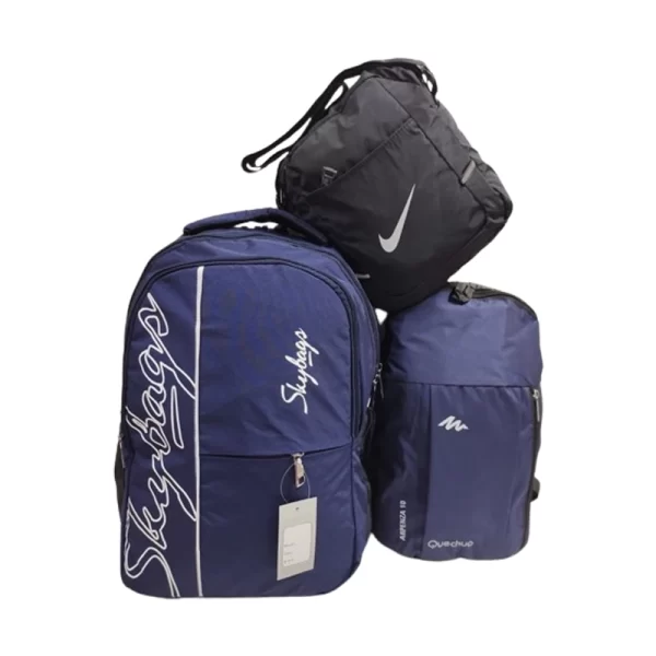 Combo Bags Set Quecha Sling Bag Blue Backpack