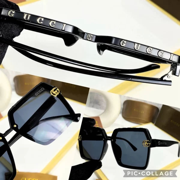 Hot Selling Stylish Luxury Black Frame Black Lens Sunglasses