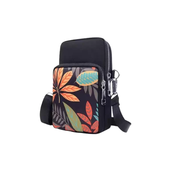 2024 Black Orange Mobile Sling Bag For Women