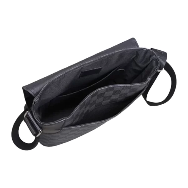 Casual Checkered Copy Black Sling Bag