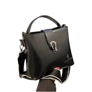 Casual Vintage Black Bucket Satchel Bag Of 2024