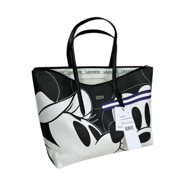 Copy Shopping Black Tote Bag For Women