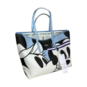 Copy Shopping Blue Tote Bag For Women