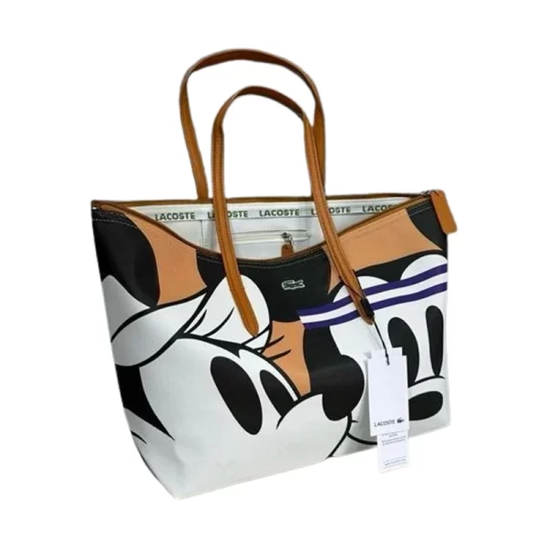 Copy Shopping Brown Tote Bag For Women