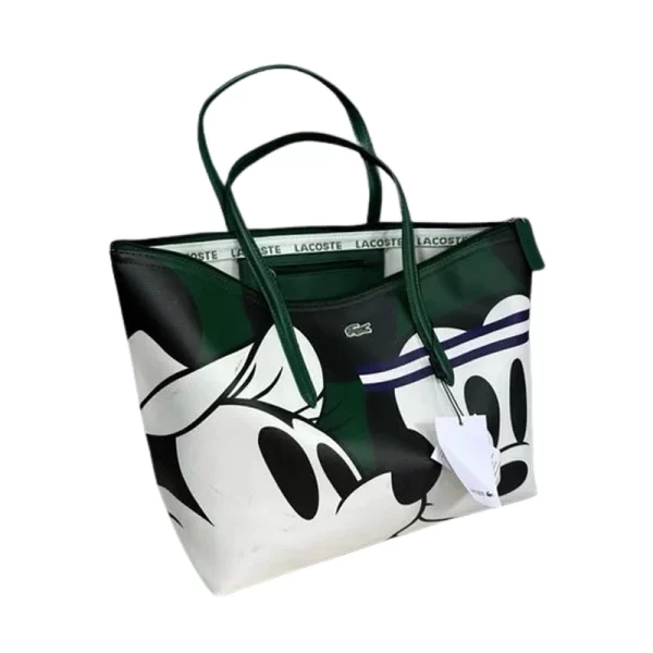 Copy Shopping Green Tote Bag For Women