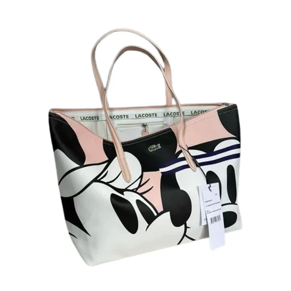 Copy Shopping Pink Tote Bag For Women