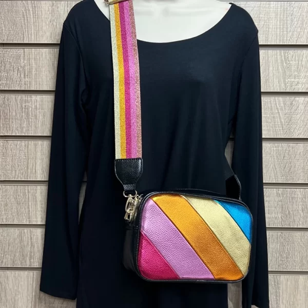 Inspired Rainbow Multicolour Crossbody Sling Bag