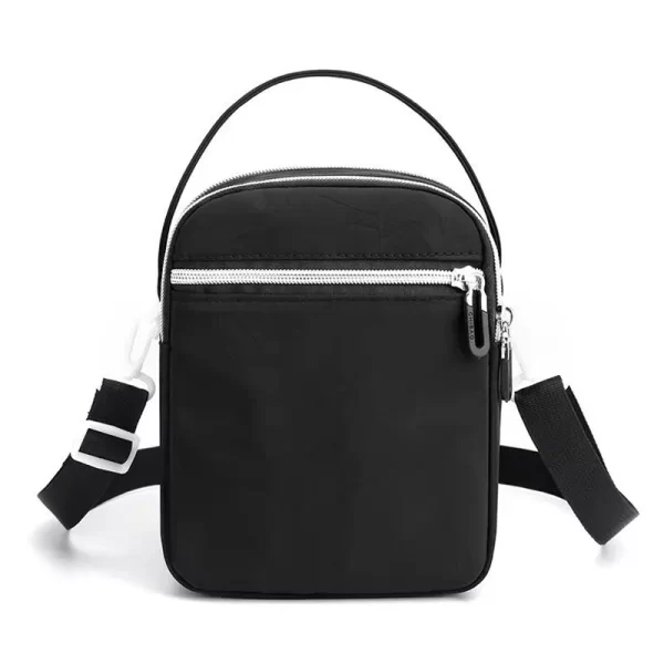 Multi Layer Mobile Black Sling Bags