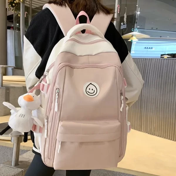 School College Pink Backpack For Boys Girls