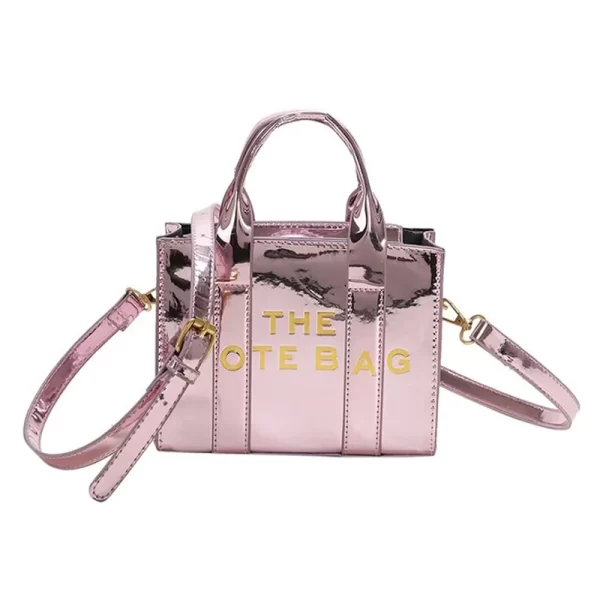 Shiny Casual Pink Tote Bag Copy