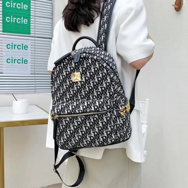 First Copy Grey Back Pack For Women