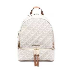 First Copy Women White Backpack