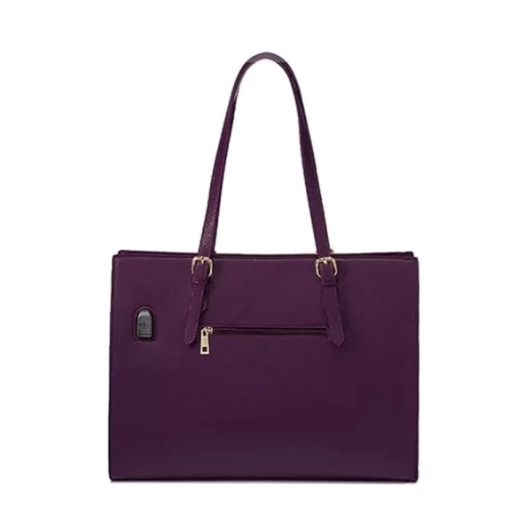 Shoulder Purple Tote Handbag For Laptop
