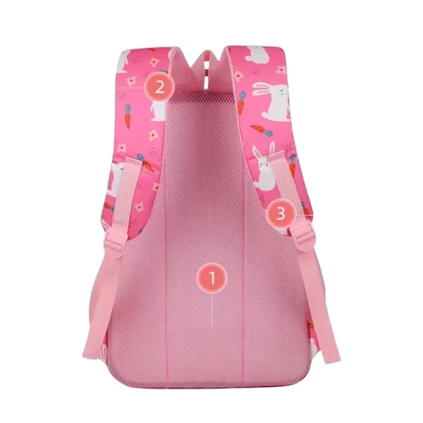 Casual Pink Back Bag For Primary School Students