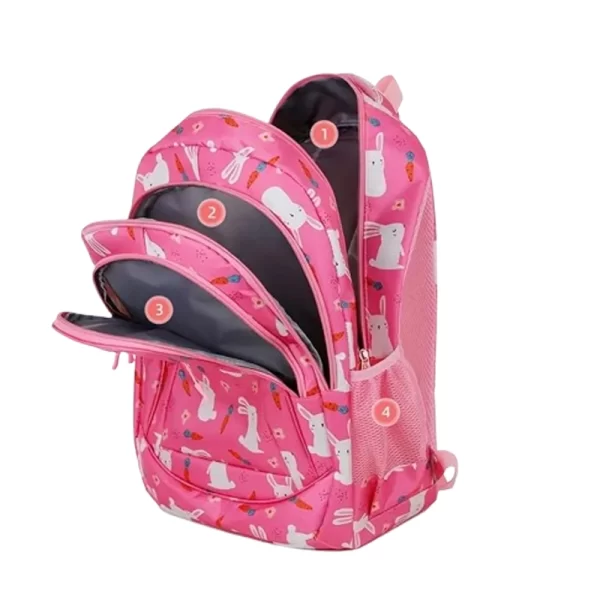 Casual Pink Back Pack For Primary School Students