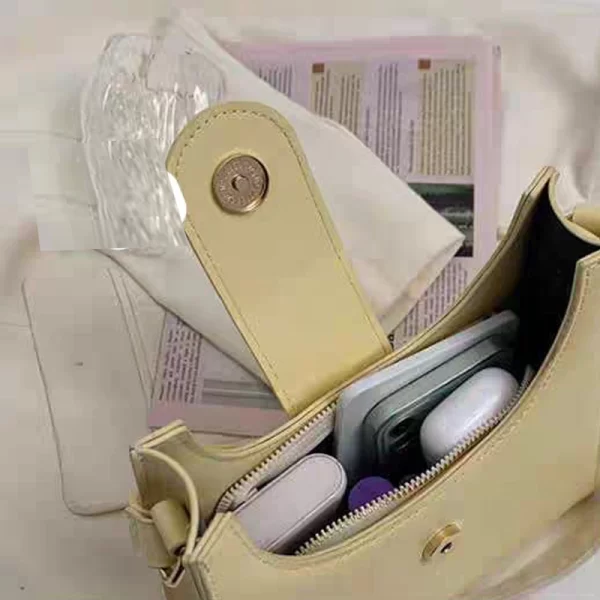 Crossbody Messenger Cream Sling Bag For Ladies