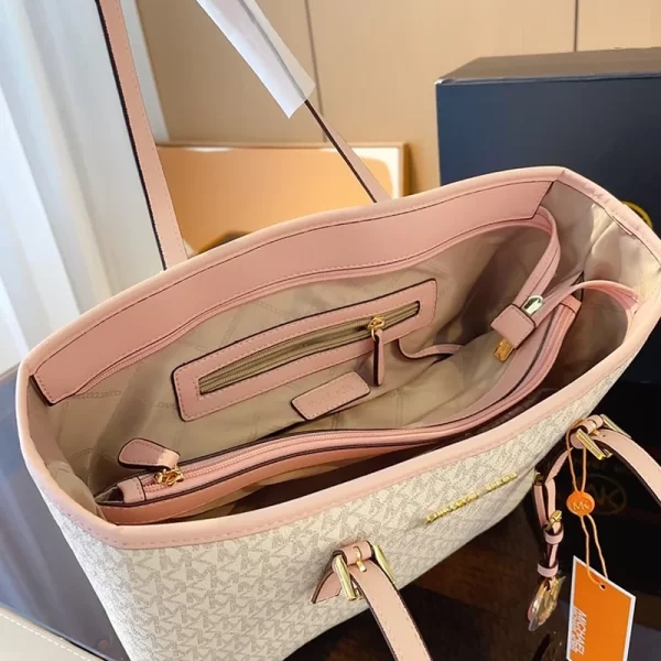 Jet Set Travel White Tote Handbag Copy