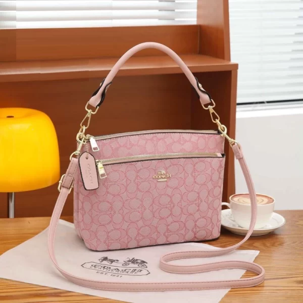 Casual Monogram Pink Sling Handbag Dupe