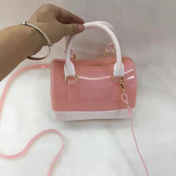 Jelly Candy Pillow Dark Pink Sling Bag