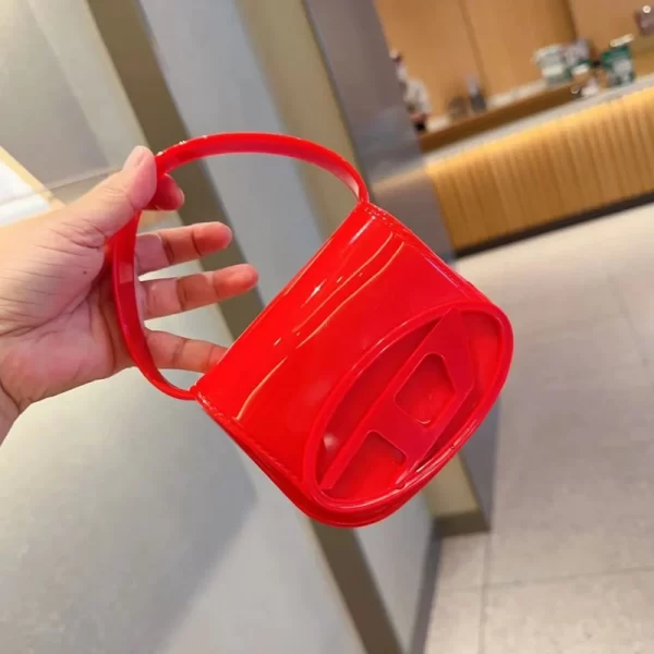 Jelly Silicone Mini Red Sling Bag