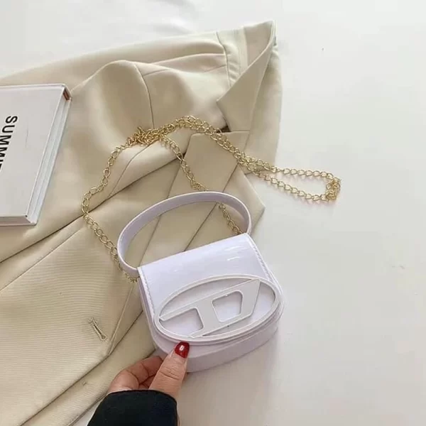 Jelly Silicone Mini White Sling Bag
