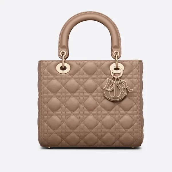 Lady Quilted Brown Sling Bag