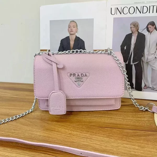 Leather Chain Pink Sling Bag Dupe