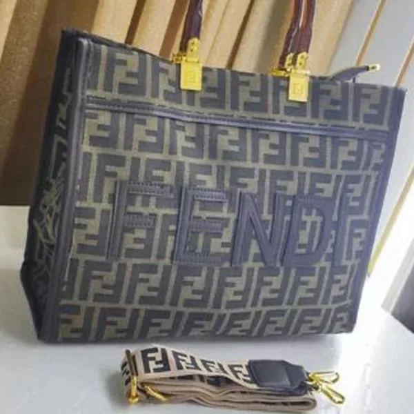 Temperament Copy Brown Tote Handbag For Ladies