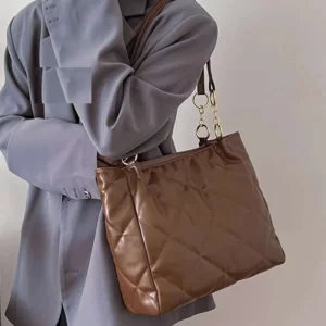 Luxury Shoulder Brown Handbag For Women