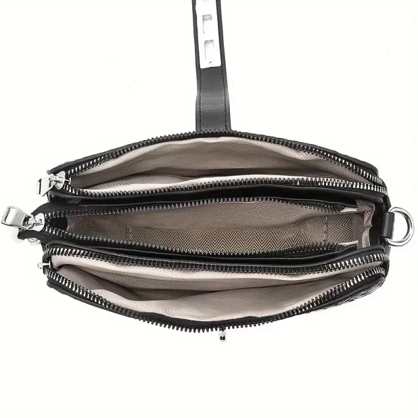 Spacious Crossbody Black Sling Bags