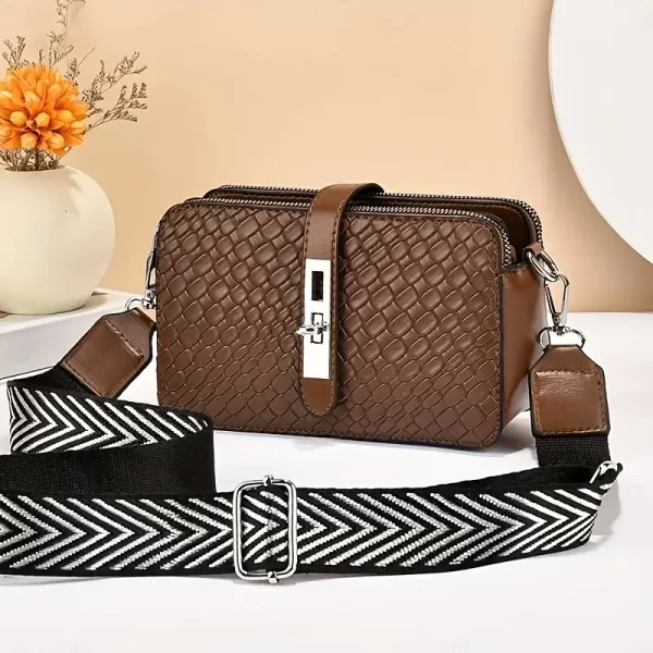 Spacious Crossbody Brown Sling Bag