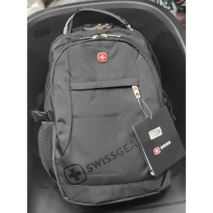 Swiss Gear Dupe Black Backpack For Men