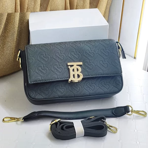 TB Buckle Flap Dark Green Sling Bag