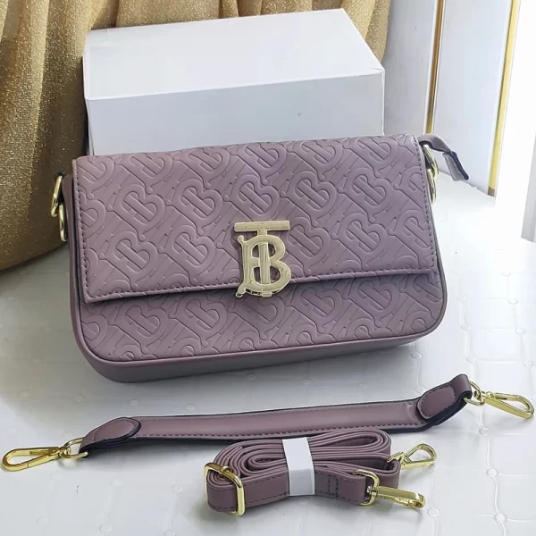 TB Buckle Flap Lilac Sling Bag