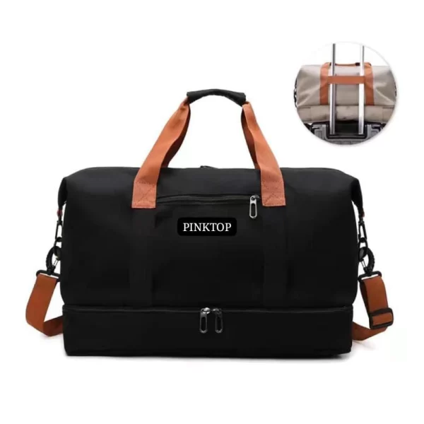 Duffle Black Bag For Fitness And Daily Use