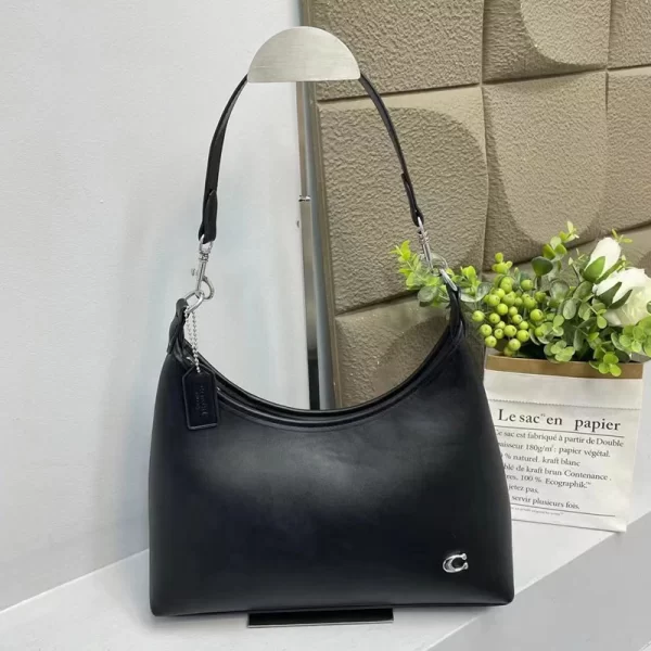 Half Moon Shoulder Black Bag Copy