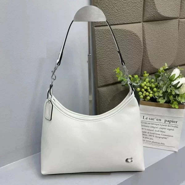 Half Moon Shoulder White Bag Copy