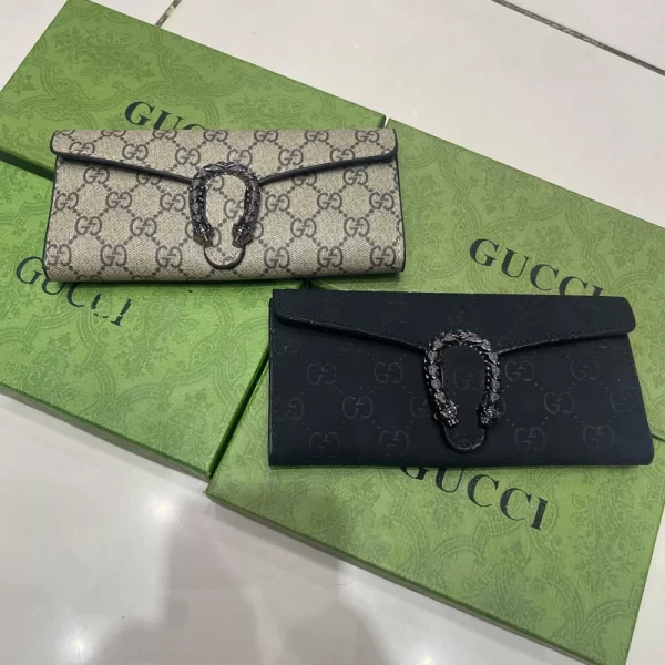 Premium Quality GG Dionysus Long Wallets Dupe