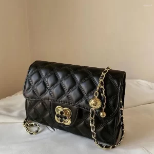 2024 Fashion All-match Sling Black Bag