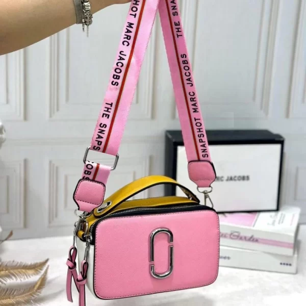 Modern Style Sling Snapshot Pink Bag