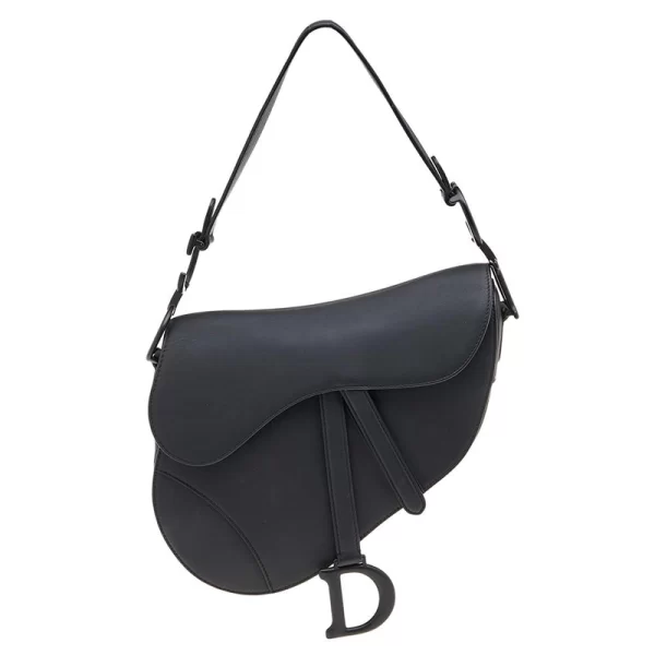 Shoulder Saddle Black Bag For Women’s