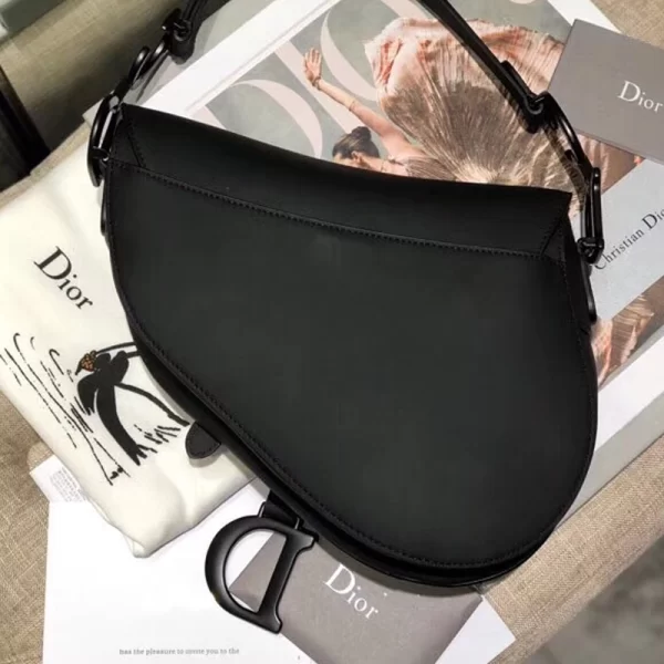 Shoulder Saddle Black Handbag For Women’s