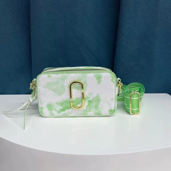 Snapshot Box Sling Green White Bag For Girls