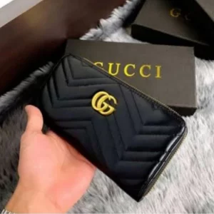 1st Copy GG Marmont Black Wallet