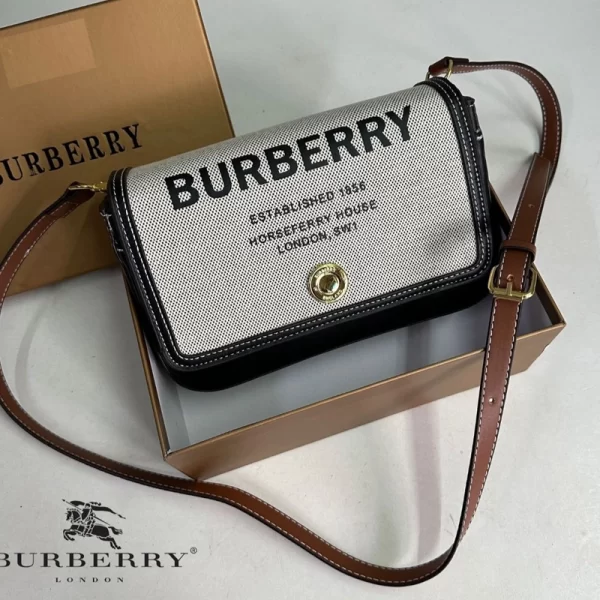 1st Copy Horseferry Crossbody Sling Beige Black Bag